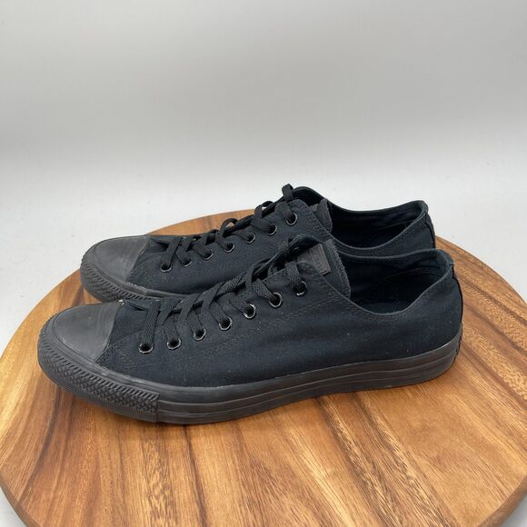 Converse All Star Low Shoes Mens Size 12 Triple Black Casual Skate Sneakers main image 4